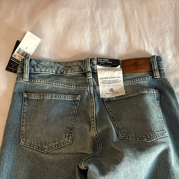NWT Ralph Lauren Women's Straight Leg Jeans sz 27 (size 4) - Picture 9 of 10